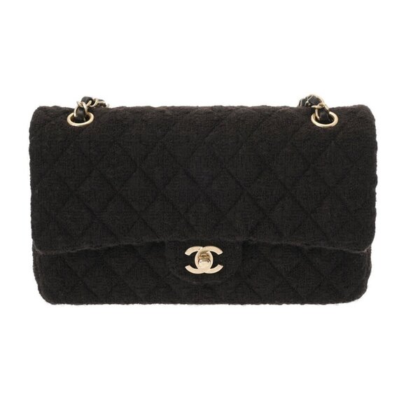 CHANEL Matrasse W Flap ChainShoulder 9.8" Brown - Picture 1 of 12